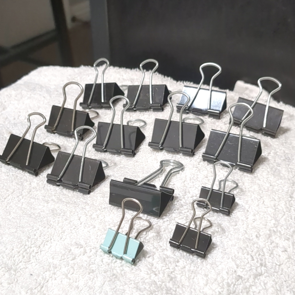 Set Of 14 Binder Paper Clips